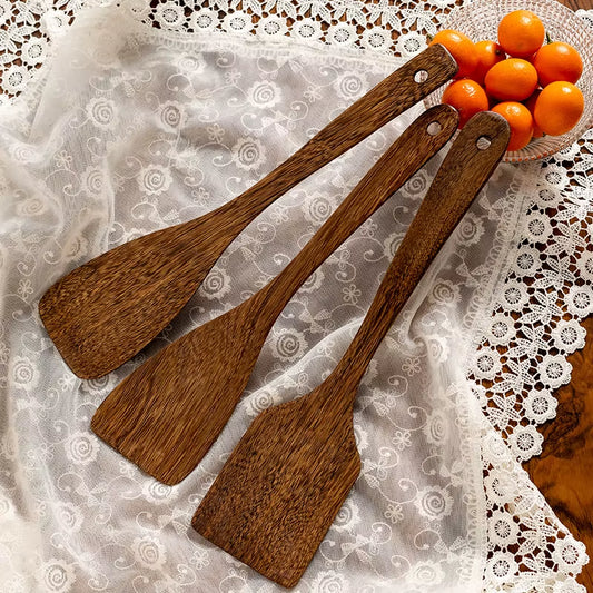 Non-Stick Wooden Spatula Set 