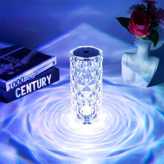 Rose Crystal Lamp