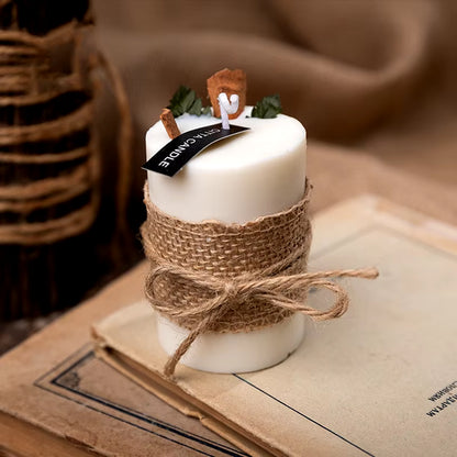 Natural Retro Fragrant Candles