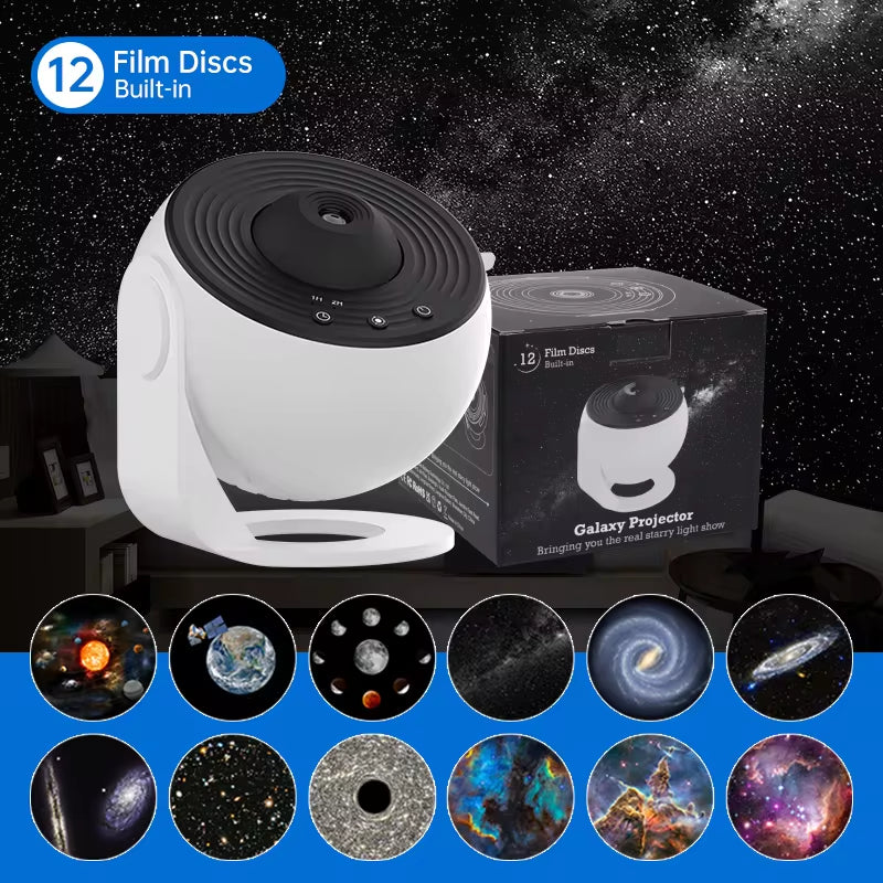 Night Light Galaxy Projector Starry Sky Projector 360° 