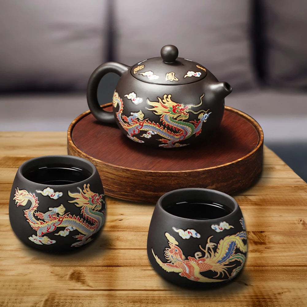 Chinese Style Color-Changing Clay Teapot