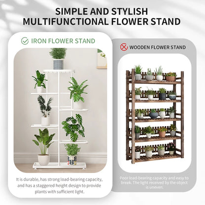 4/5/6Layers Iron Plant Stand 