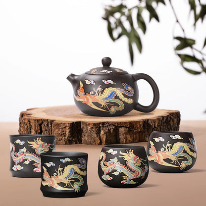 Chinese Style Color-Changing Clay Teapot