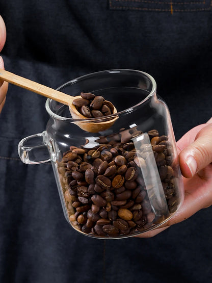 Glass Coffee Bean Storage Jar 