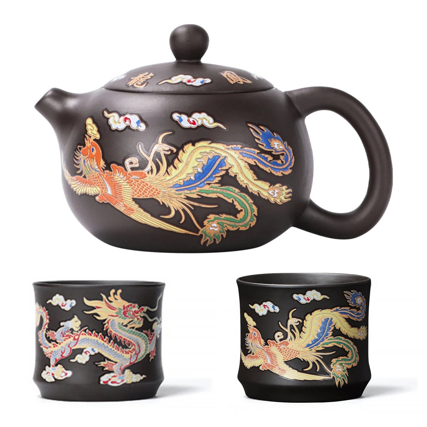 Chinese Style Color-Changing Clay Teapot