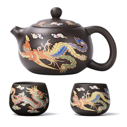 Chinese Style Color-Changing Clay Teapot