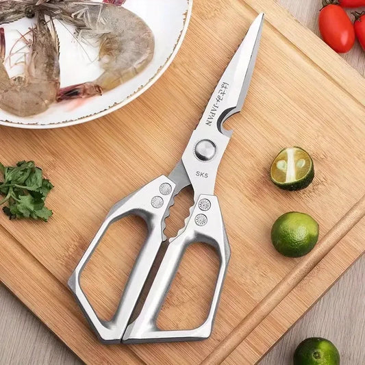 Heavy-Duty Stainless Steel Kitchen Scissors 