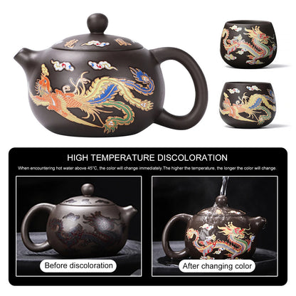 Chinese Style Color-Changing Clay Teapot