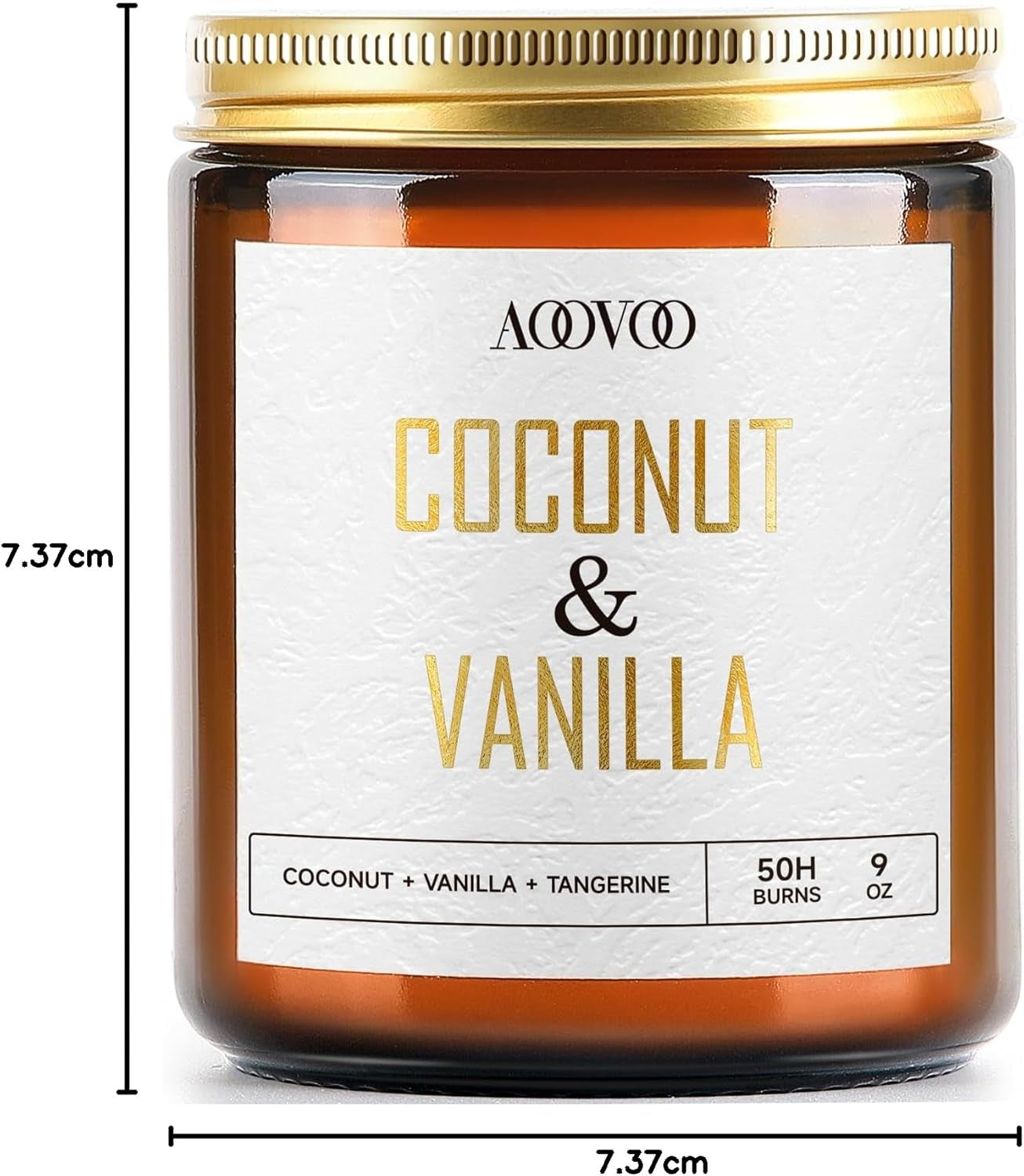 AOOVOO Vanilla Coconut Candle